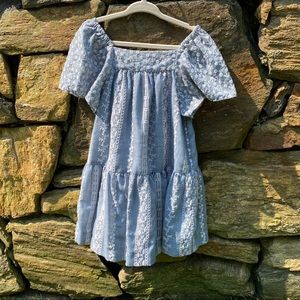 Embroidered cotton Zara dress